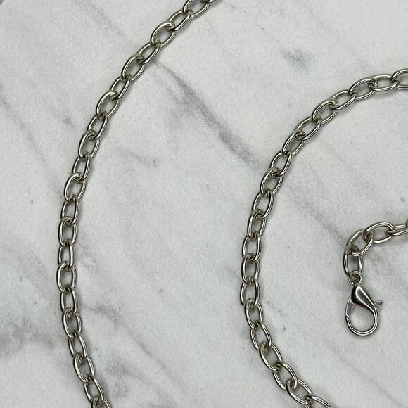 Skinny Dainty Silver Tone Chain Link Purse Bag Replacement Strap ✨ - Picture 8 of 12